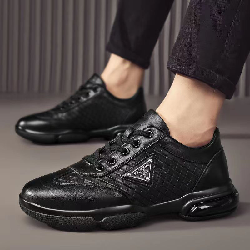 🔥(Ultima zi 50% reducere - nu-l ratați) Pantofi casual anti-alunecare pentru bărbați din piele naturală [38-44]👞