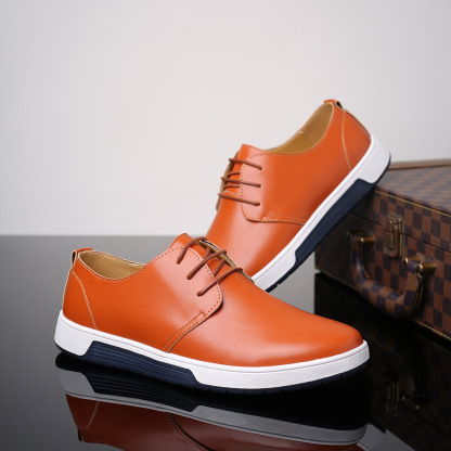 (🔥50% reducere astăzi - doar astăzi) Pantofi ortopedici din piele naturală pentru bărbați👞Suport arcuit, ușor, confortabil și potrivit pentru mers pe jos