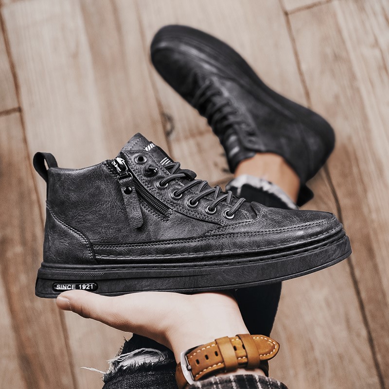 【🎉50% reducere azi, nu ratați】🐂 Pantofi ortopedici pentru bărbați din piele de vițel australiană autentică 👞Cusute manual, impermeabile și anti-alunecare ✅Suport arc - mers confortabil