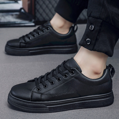 🔥(Ultima zi 50% reducere - nu-l ratați) Pantofi casual anti-alunecare pentru bărbați din piele naturală [39-45]👞