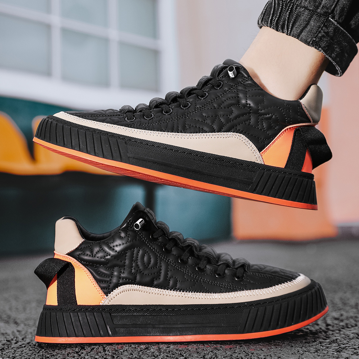 【🎁Ofertă limitată - Nu ratați!】Pantofi ortopedici casual antiderapanți pentru bărbați👞 Suport pentru arcul plantar, scăpați de durerile de picioare în trei zile✅