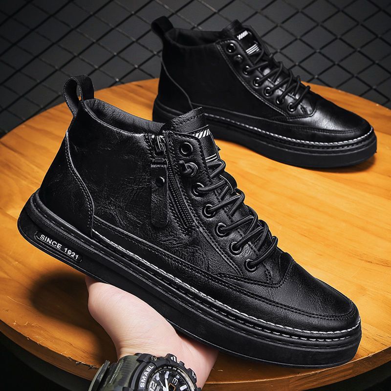 【🎉50% reducere azi, nu ratați】🐂 Pantofi ortopedici pentru bărbați din piele de vițel australiană autentică 👞Cusute manual, impermeabile și anti-alunecare ✅Suport arc - mers confortabil