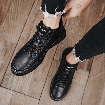 【🎉50% reducere azi, nu ratați】🐂 Pantofi ortopedici pentru bărbați din piele de vițel australiană autentică 👞Cusute manual, impermeabile și anti-alunecare ✅Suport arc - mers confortabil