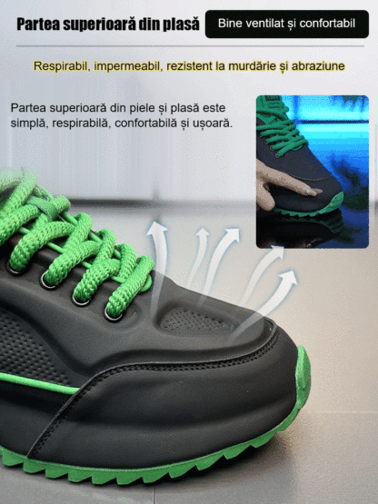 (🔥50% reducere astăzi - nu-l ratați) Pantofi ortopedici de înaltă calitate pentru bărbați👞Suport arcuit, postură corectă de mers - Design ergonomic