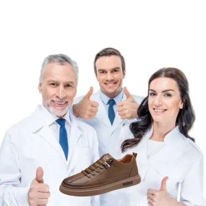 【🎉Reducere de 60% astăzi - ofertă pe timp limitat, nu o ratați】 - Pantofi ortopedici autentici din piele de vacă australiană👞 - Un must-have pentru bărbați✅