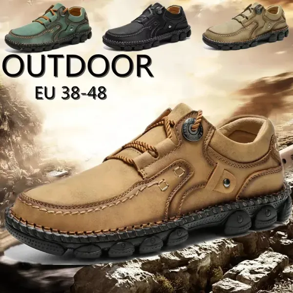 【🎁50% reducere astăzi - nu-l ratați】 Pantofi ortopedici cu design ergonomic - piele de înaltă calitate + cusături manual 👞