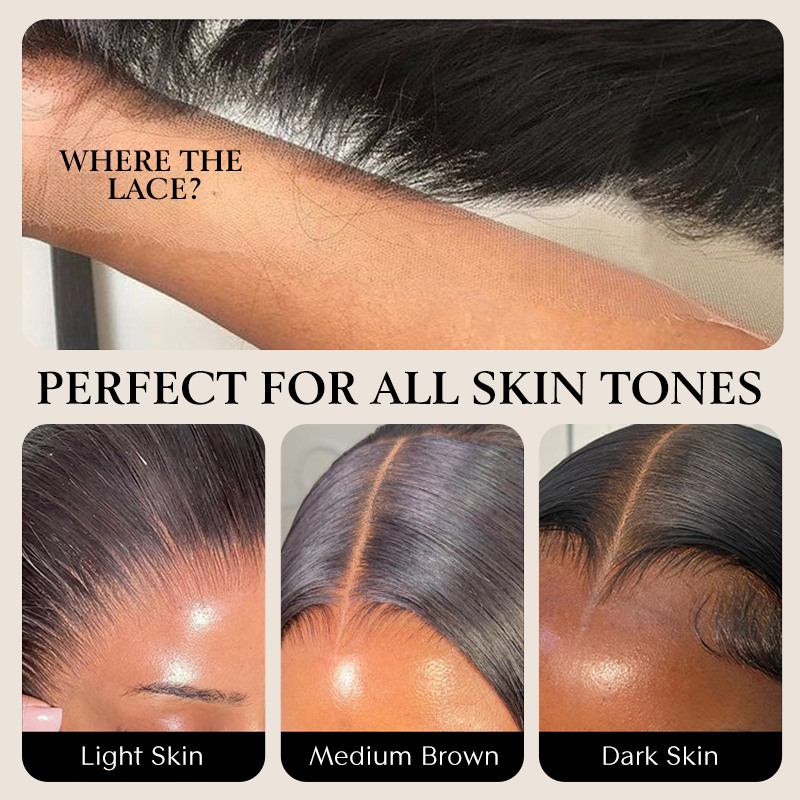 Raw Human Hair Straight 5x5/2x6 HD Closure Wig by Niceexhair x Scalpaholic (250% Density)