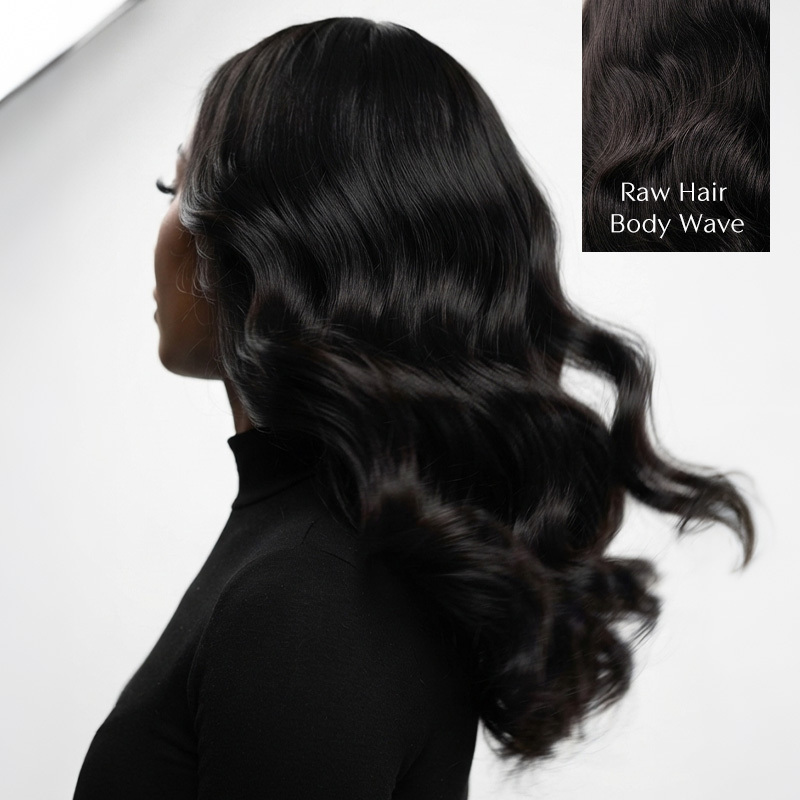 Raw Human Hair Body Wave 13x4/13x6 HD Frontal Wig (250%) by hairbymilan x Niceexhair