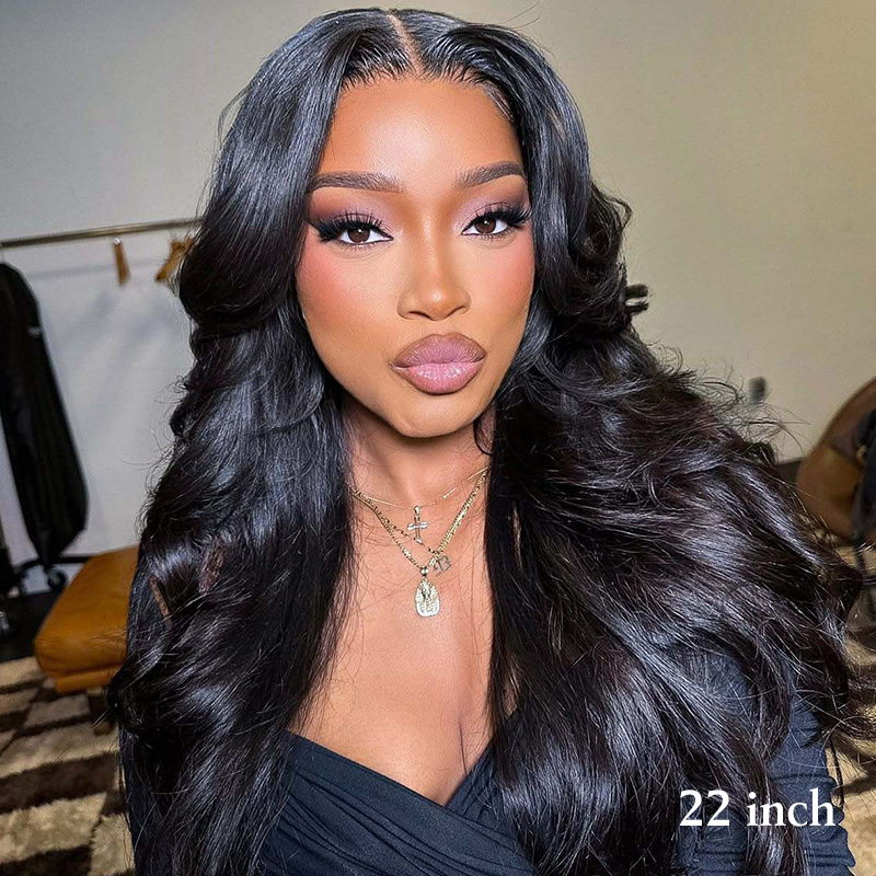 Raw Human Hair Body Wave 13x4/13x6 HD Frontal Wig (250%) by hairbymilan x Niceexhair
