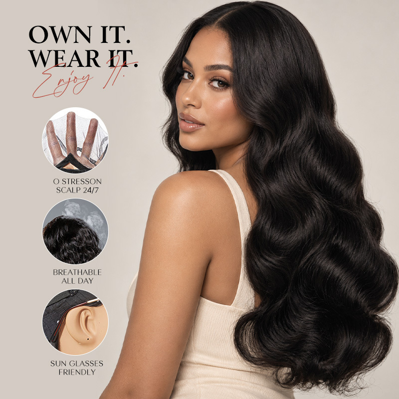 100% Burmese Body Wave Human Hair 3 Bundles with 5x5/2x6 HD Closure by Niceexhair x slayedbyshaa
