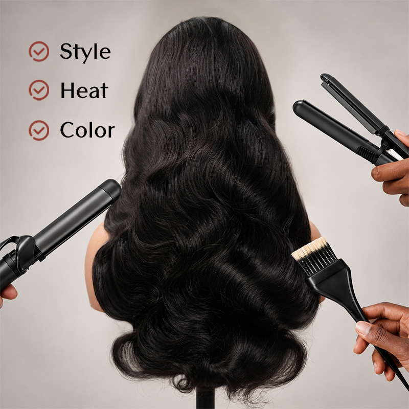 Raw Human Hair Body Wave 13x4/13x6 HD Frontal Wig by hairbymilan x Niceexhair (250% Density)