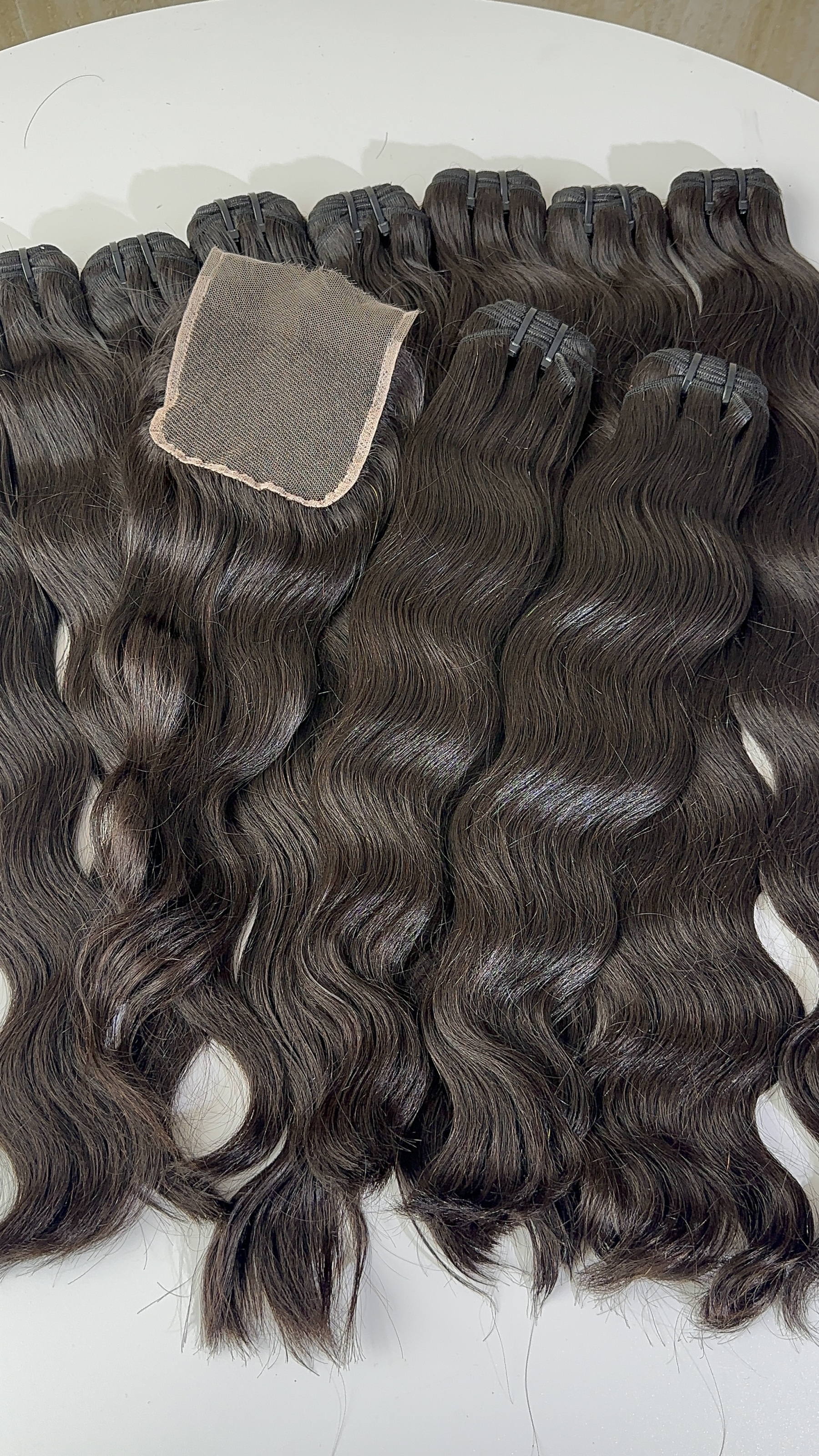 Vietnamese Raw wavy hair Premium quality Thicker Bundles From One Donor