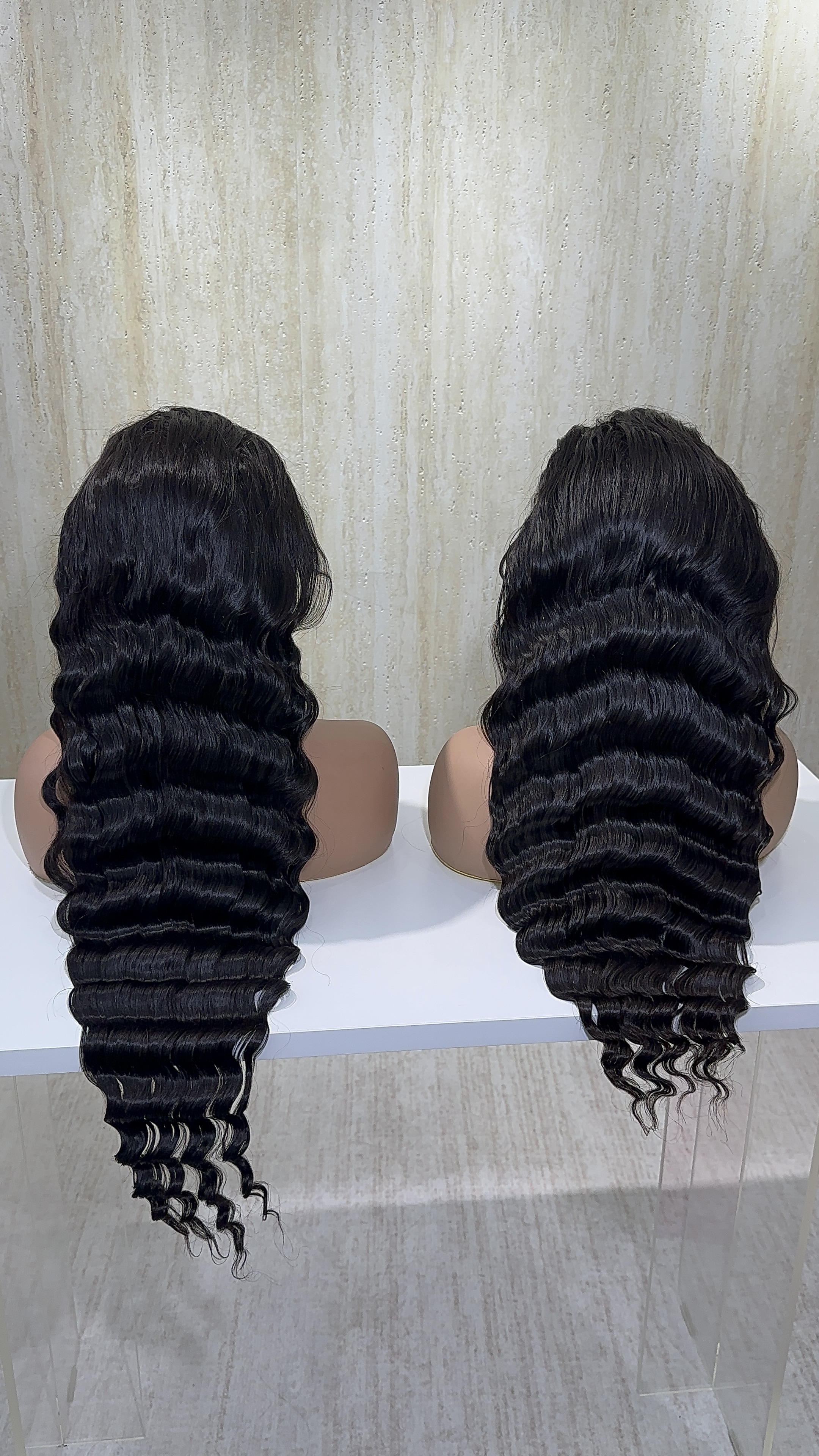 Raw Hair Loose Deep Wave 13x4 13x6 Frontal Wig Ocean Wave Wig 200% Density