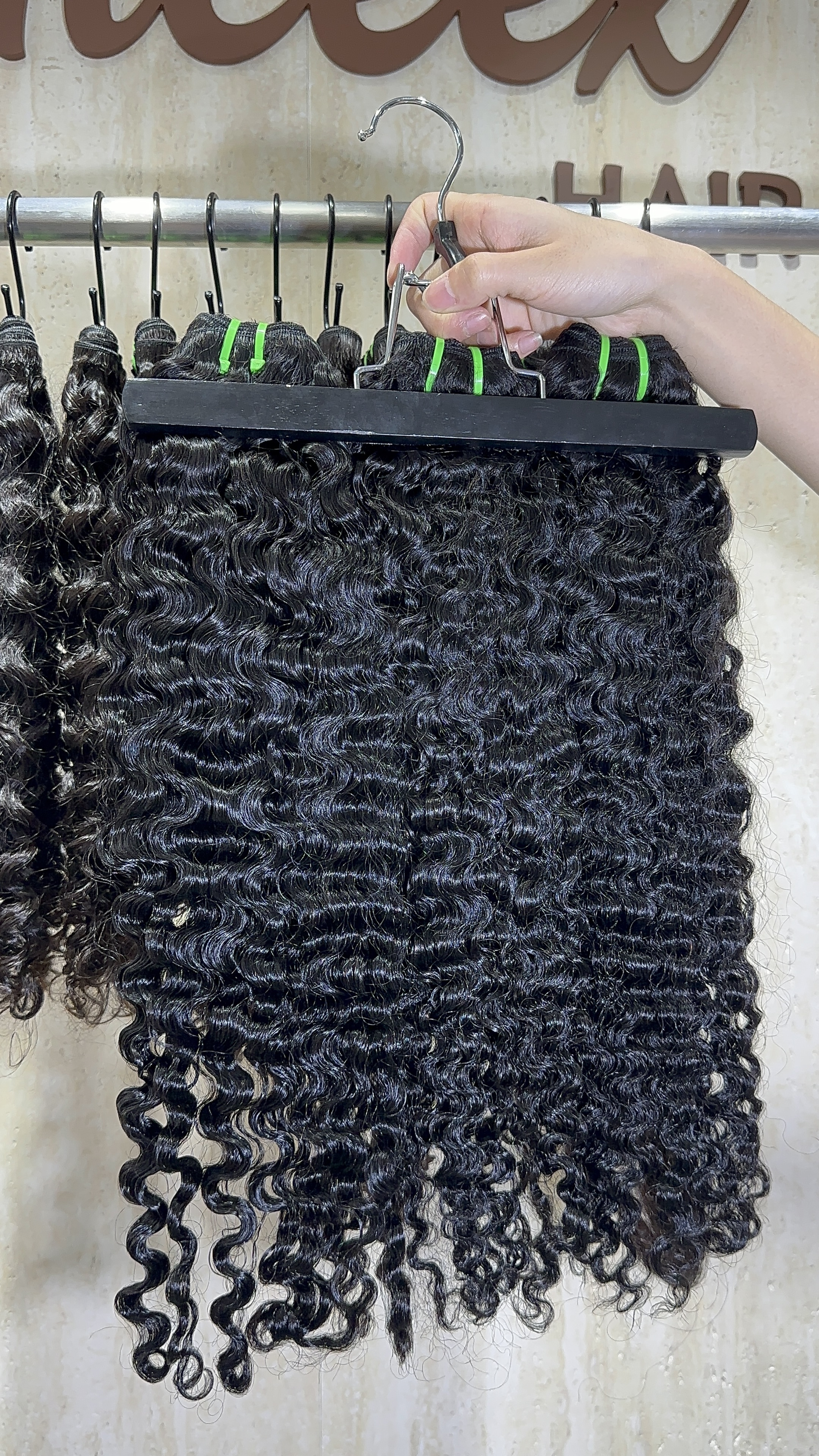Raw Burmese hair Best quality Burmese curly Bundles From One Donor