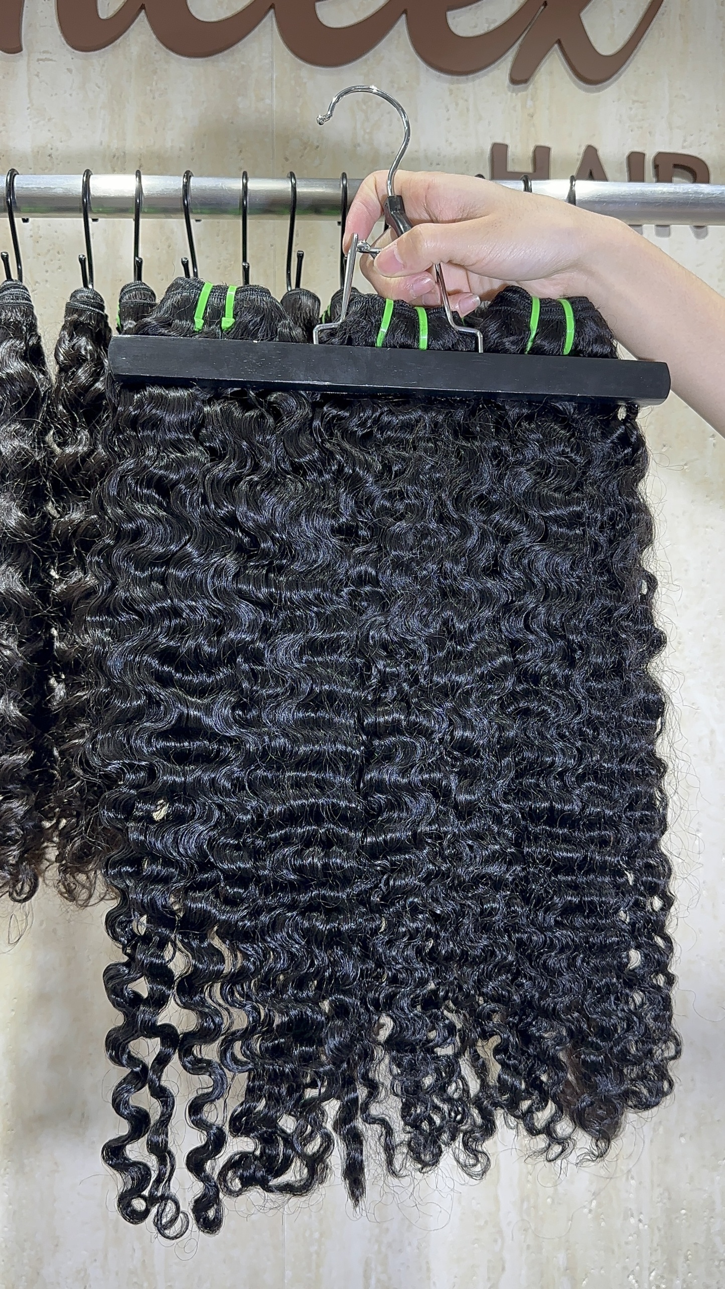 Raw Burmese hair Best quality Burmese curly Bundles From One Donor