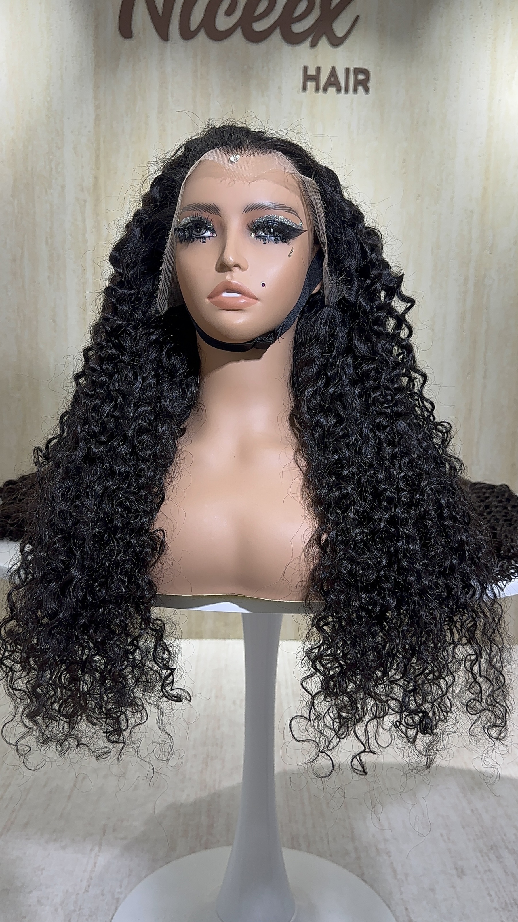 Raw Hair Water Wave Wig 4x4 5x5 6x6 7x7 HD Closure Wig