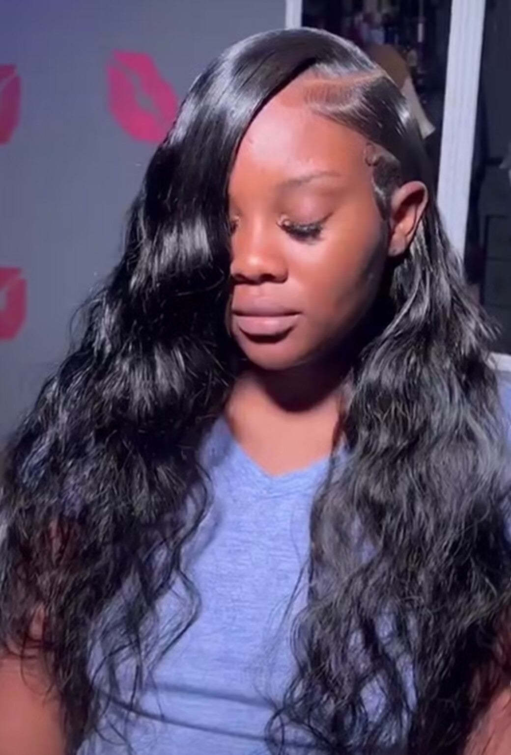 Vietnamese Hair Raw Hair Wig Vietnamese Raw Wavy Closure Wig 200% Density