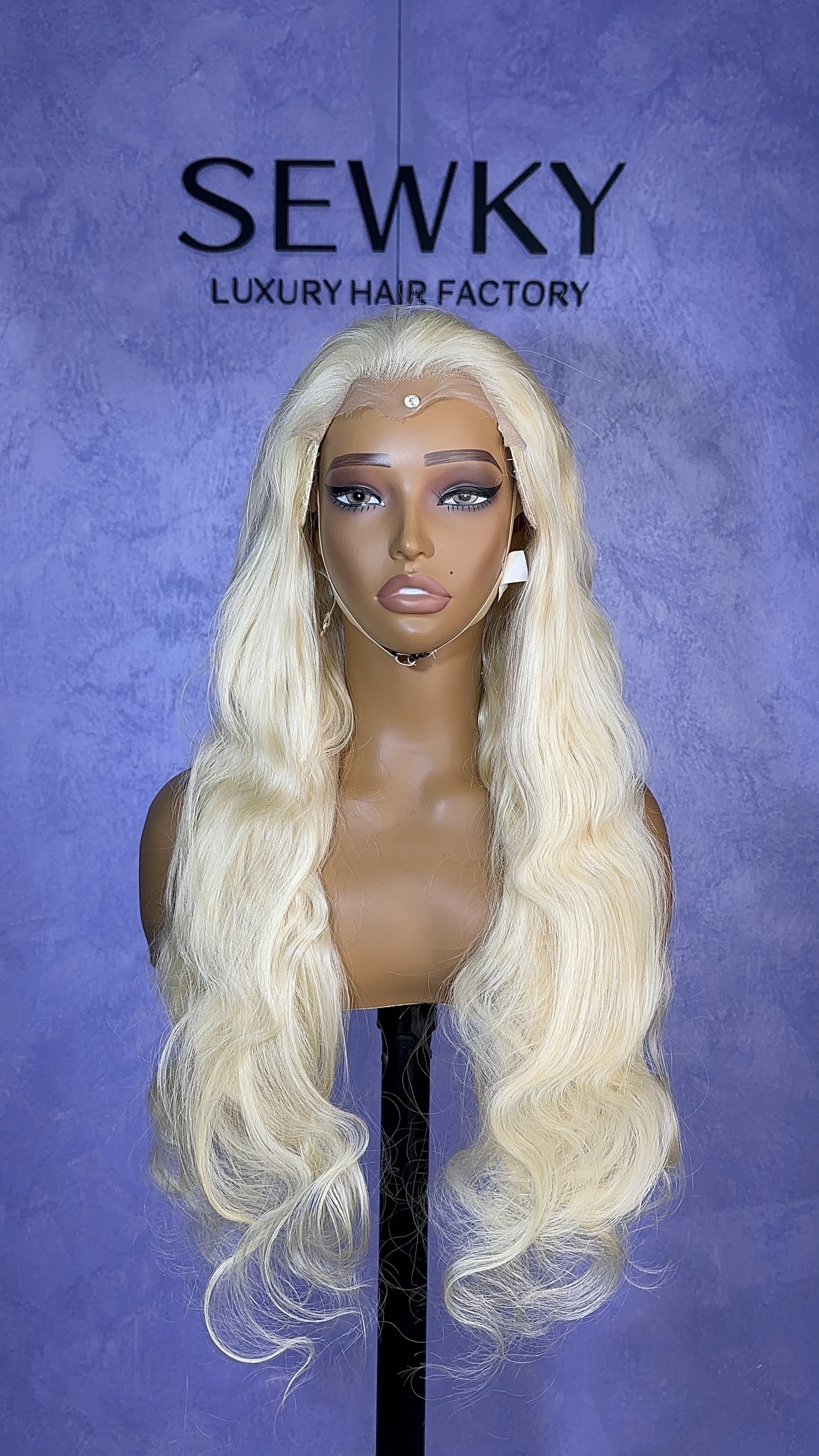 Raw Hair 613 Blonde Hair Color Wavy 13x6 13x4 Lace Frontal Wig Glue less 4x4 5x5 6x6 Body Wave Human Hair Wigs for Women