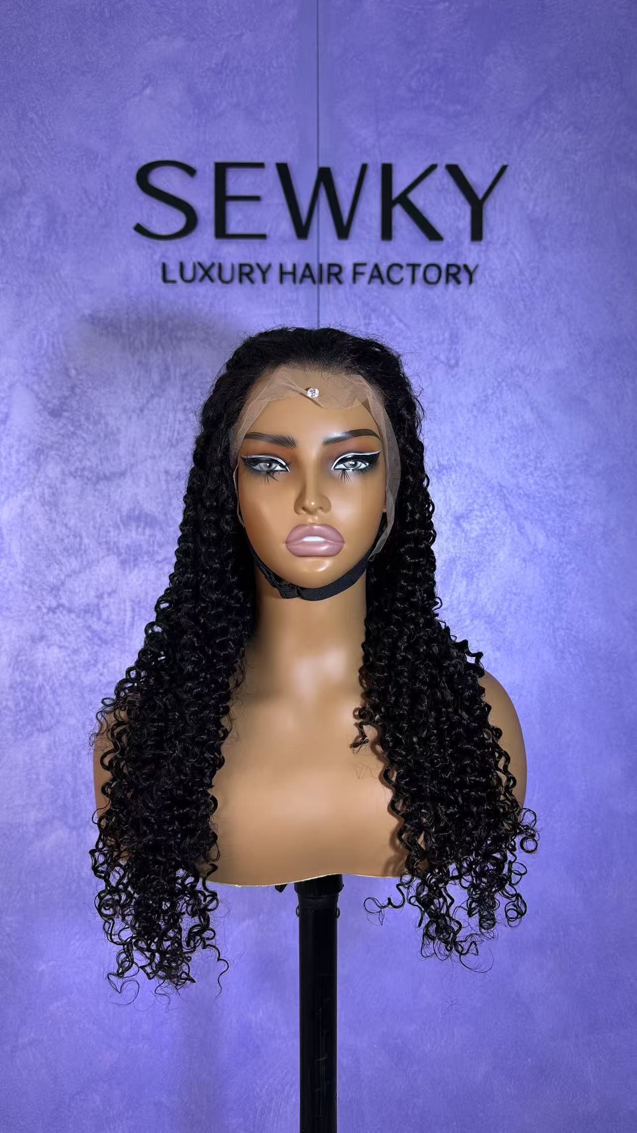 Raw Hair Curly 13x6 13x4 Glueless HD Lace Frontal Wig Deep Curly HD Wigs