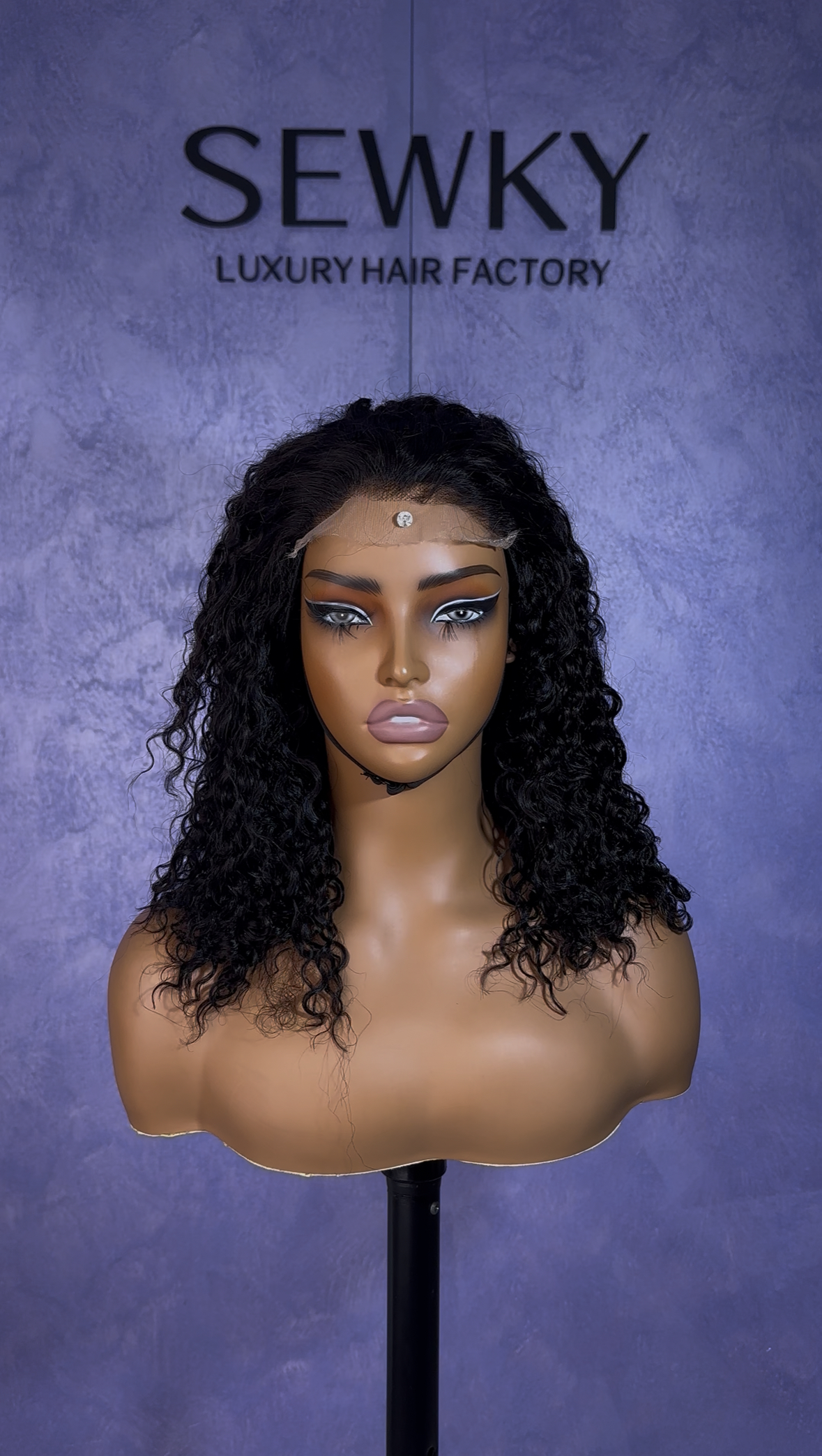 Raw Hair Curly 13x6 13x4 Glueless HD Lace Frontal Wig Deep Curly HD Wigs