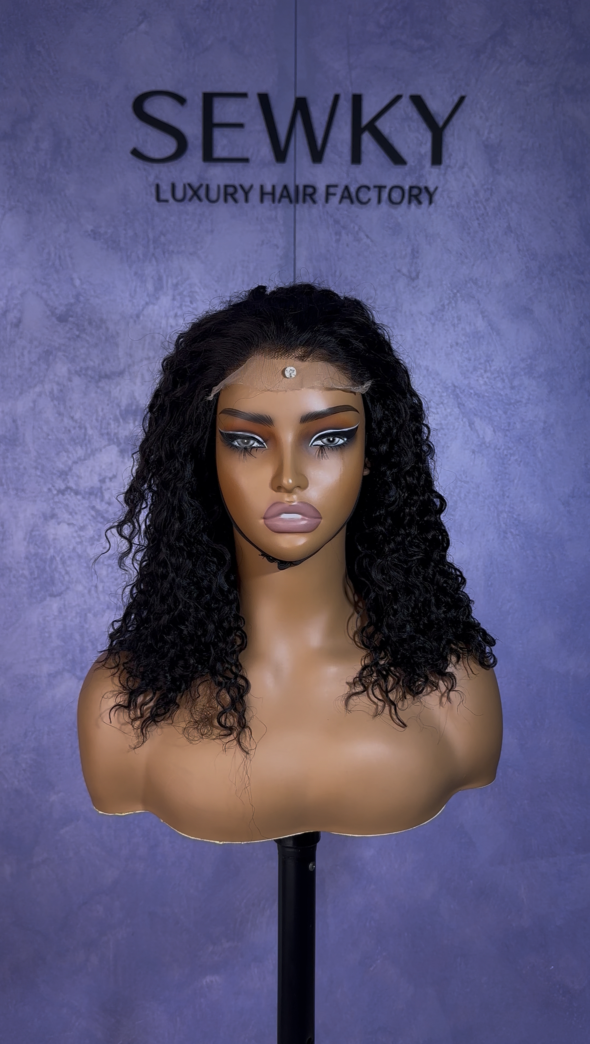 Raw Hair Curly 13x6 13x4 Glueless HD Lace Frontal Wig Deep Curly HD Wigs