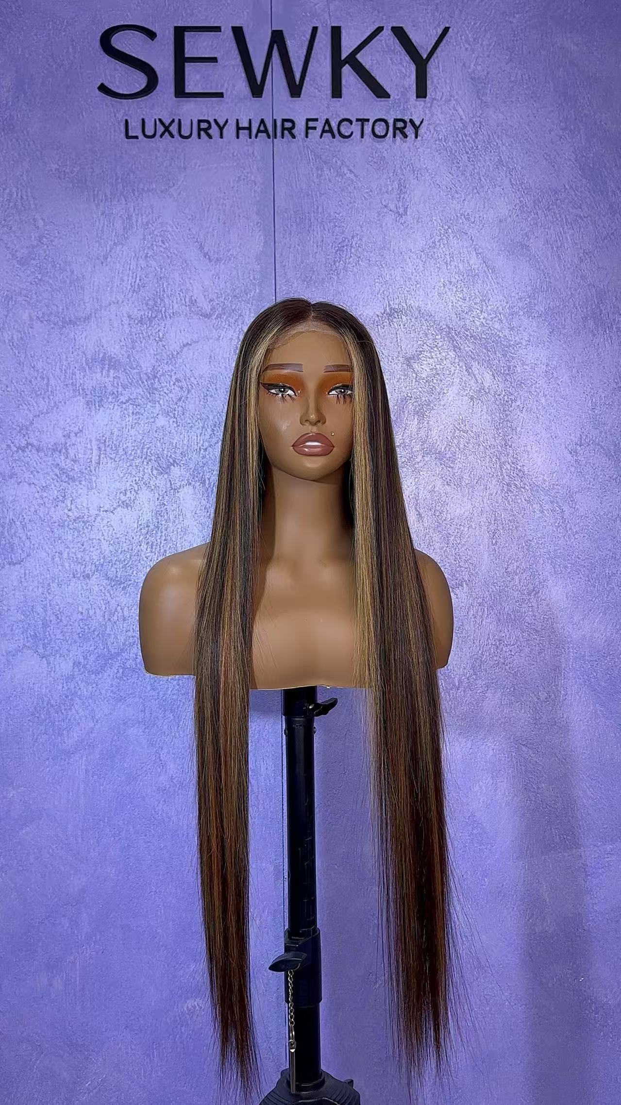 Raw Hair Straight Lace Frontal Wigs Glueless Human Hair Wigs Pre Plucked HD 13x6 13x4 200% Density Wig