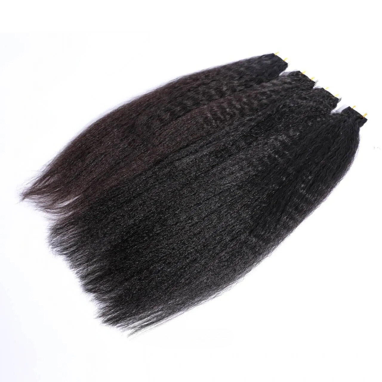 Burmse Hair  Kinky Straight Wave Tape-In Extension