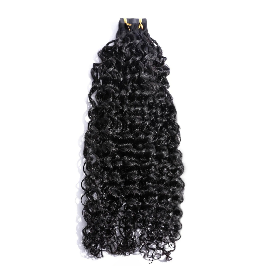 Burmese Hair kinky Curly Tape-In Extension