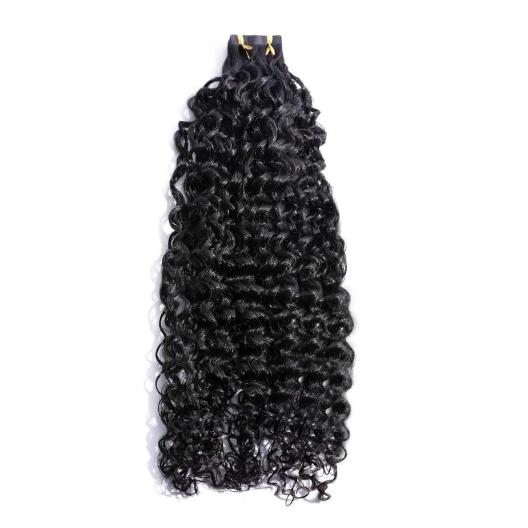 Burmese Hair kinky Curly Tape-In Extension