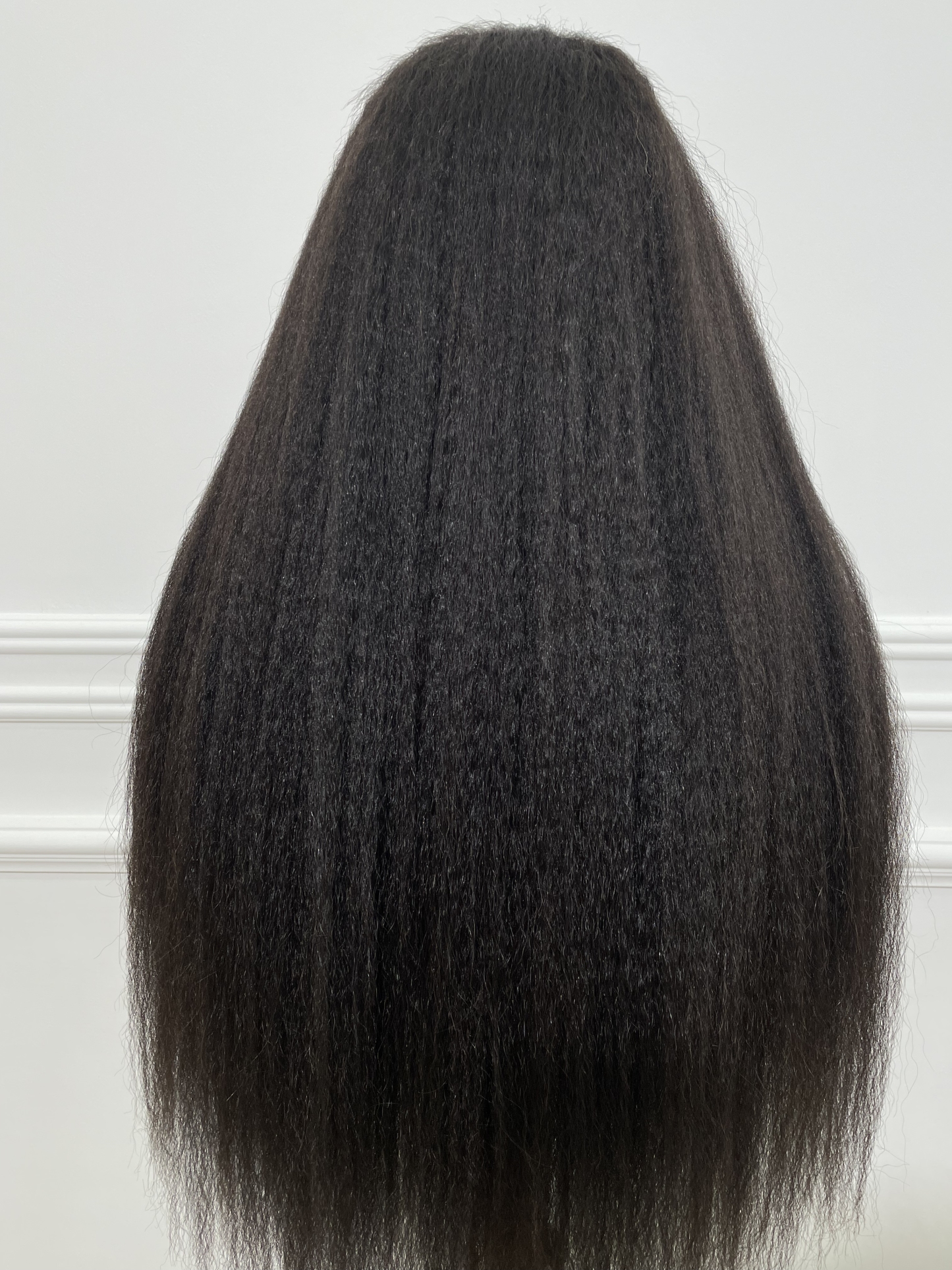 Raw Hair Natural Hairline Kinky Straight Hair 13x6 13x4 HD Lace Forntal Human Hair Wig Free Part