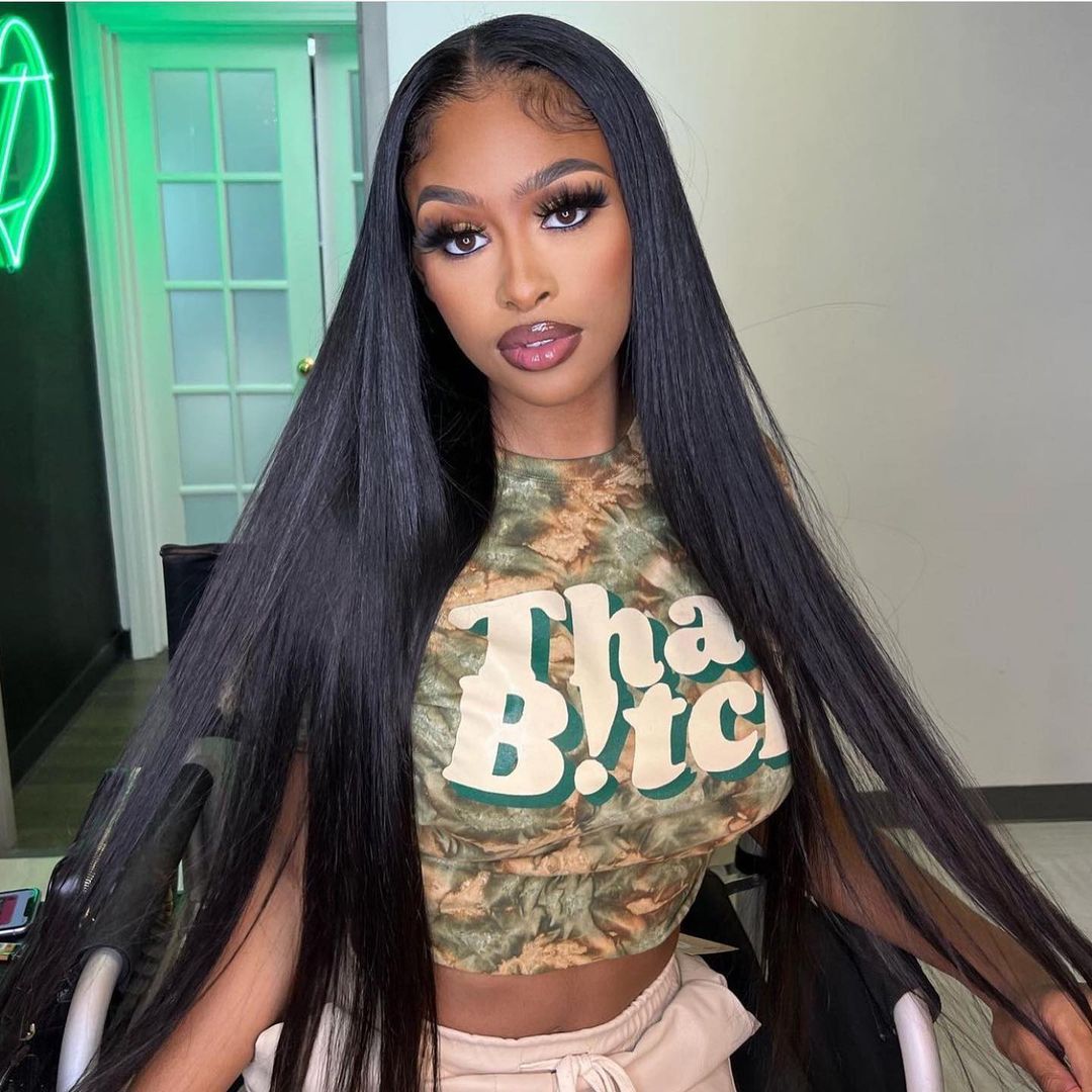 Raw Hair Straight 4x4/ 5x5 /6x6 /7x7 HD/Transparent Closure Wigs No Processed Glueless Wig