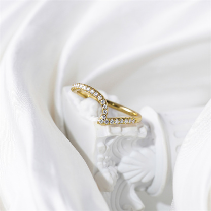 Oval Love Heart Ring Two-Piece Stacking Ring Synthetic Moissanite S925 Engagement Ring Wedding Band Jewelry Bridal Set Perfect Birthday Engagement Wedding Anniversary Gift