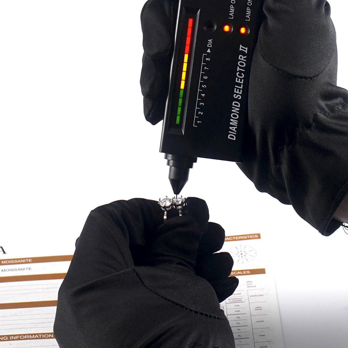 Prong Solitaire Clip-On Earrings S925 VVS Synthetic Moissanite Stud