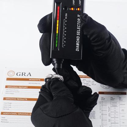 Baguette Single Ear Cuff S925 VVS Synthetic Moissanite Unisex Earrings