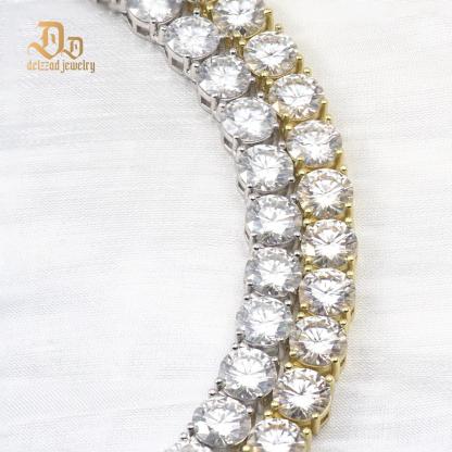 S925 VVS Synthetic Moissanite Hip Hop Tennis Bracelet