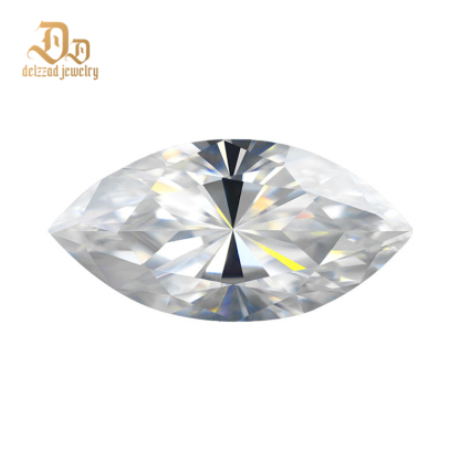 10x5mm 1 to 7 Carat Super Premium 7A Grade DEF Marquise Cut Moissanite Loose Stones Wholesale Price