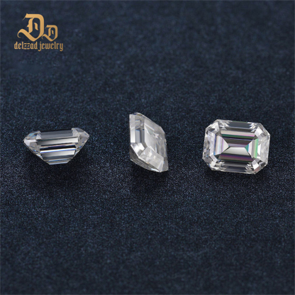 Flawless Emerald Moissanite Loose Moissanite Diamonds VVS