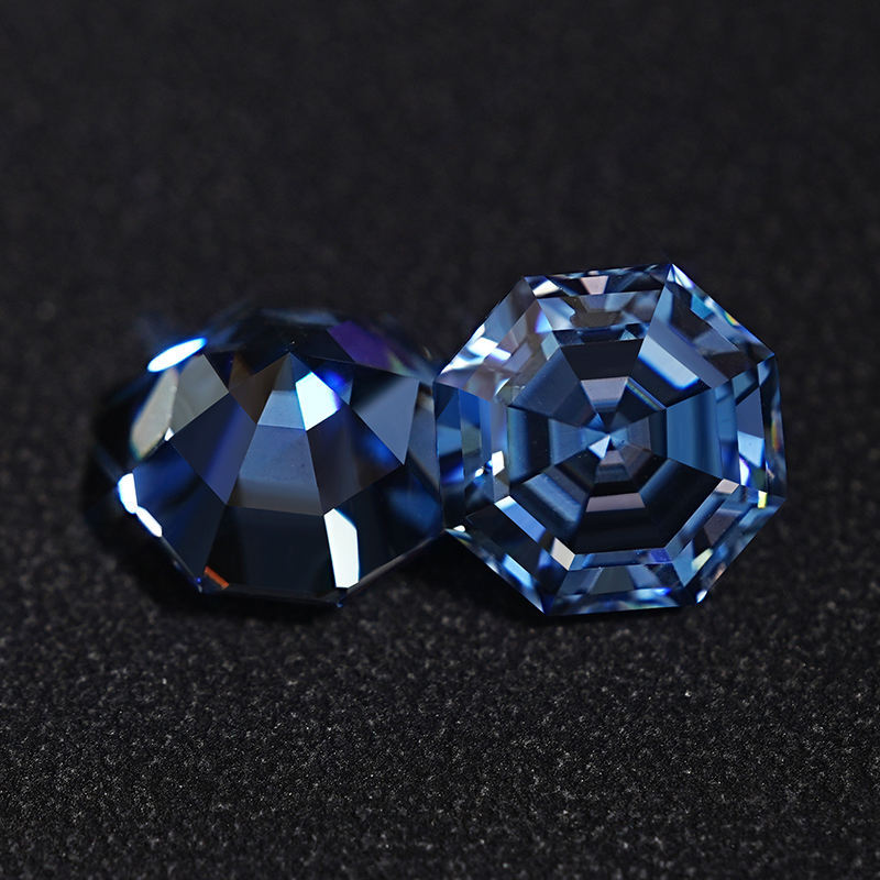 7MM 2 Carat Vivid Blue Vvs Sapphire Loose Diamond Synthetic Moissanite Price