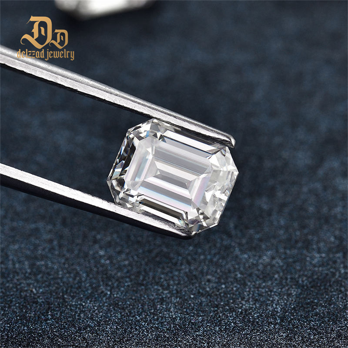 Flawless Emerald Moissanite Loose Moissanite Diamonds VVS