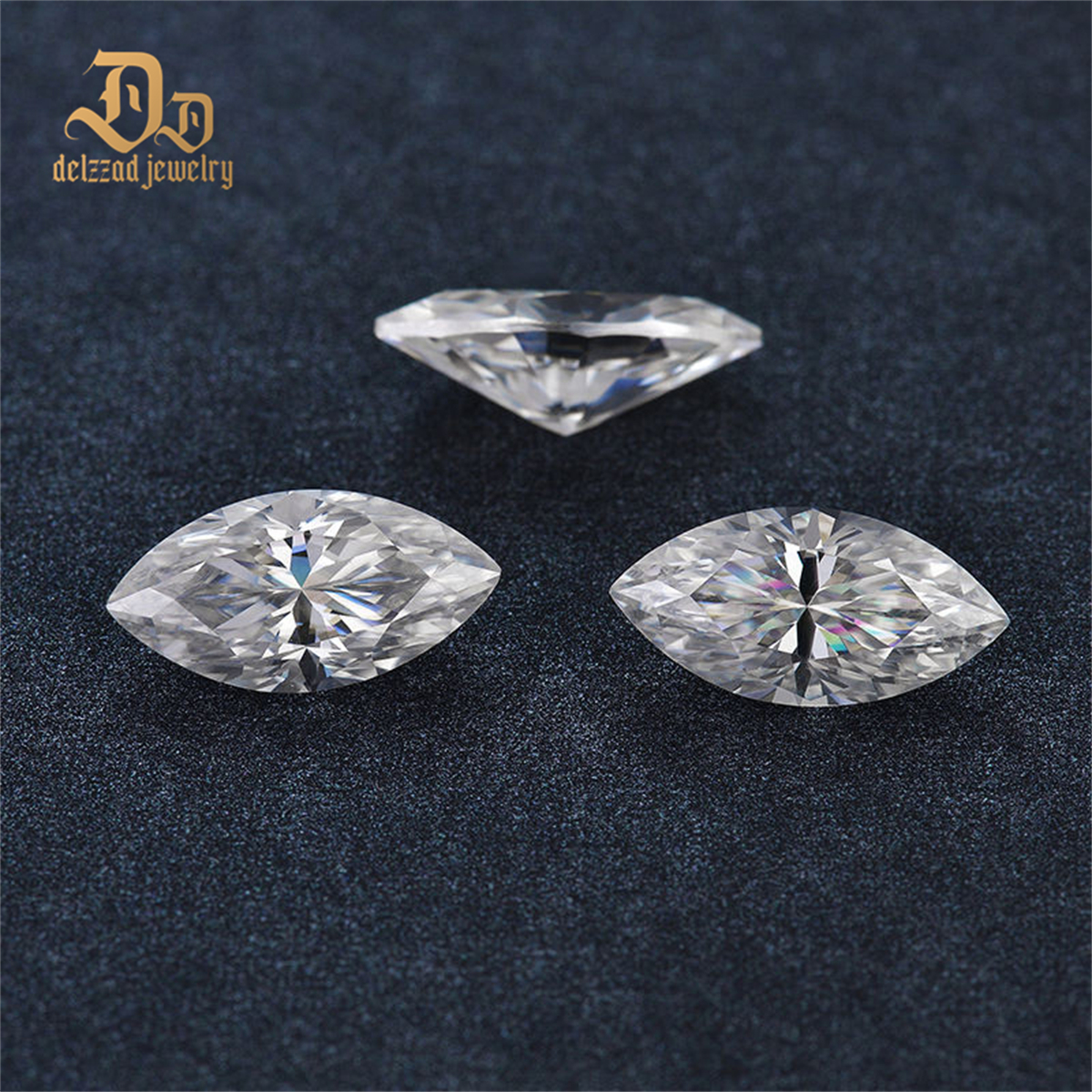 10x5mm 1 to 7 Carat Super Premium 7A Grade DEF Marquise Cut Moissanite Loose Stones Wholesale Price