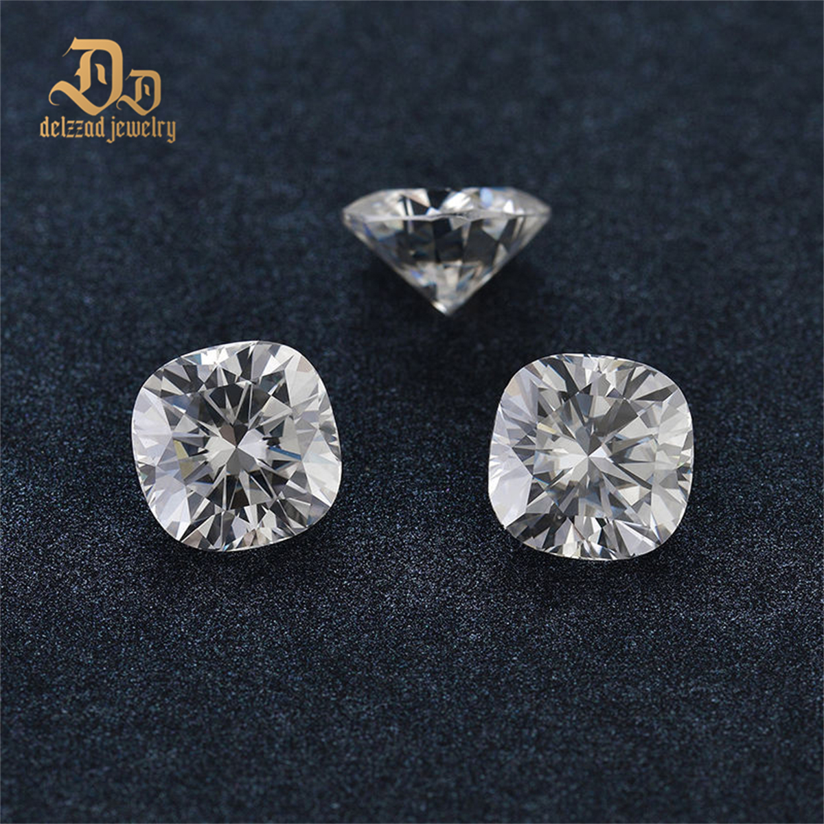 Wholesale Cushion Moissanite Stone 6mm 1Ct Loose Diamonds High Quality Gemstone for Jewelry Making