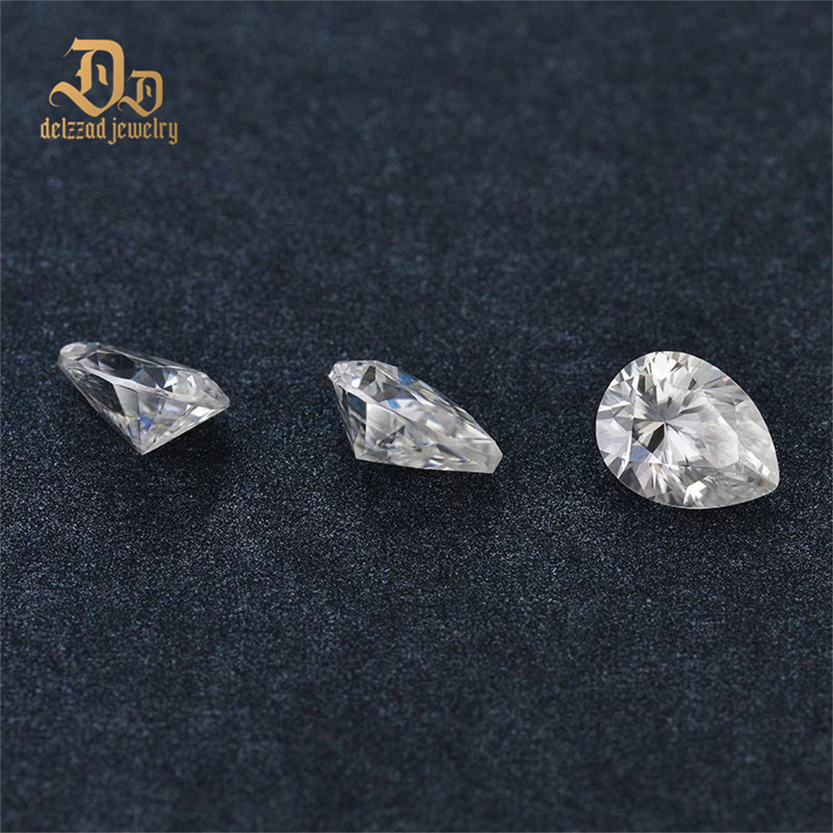 Loose Gemstone 10x7mm 2-3 CT 4 CT Synthetic Pear Cut Waterdrop Shaped Moissanite Diamond for Jewelry Setting