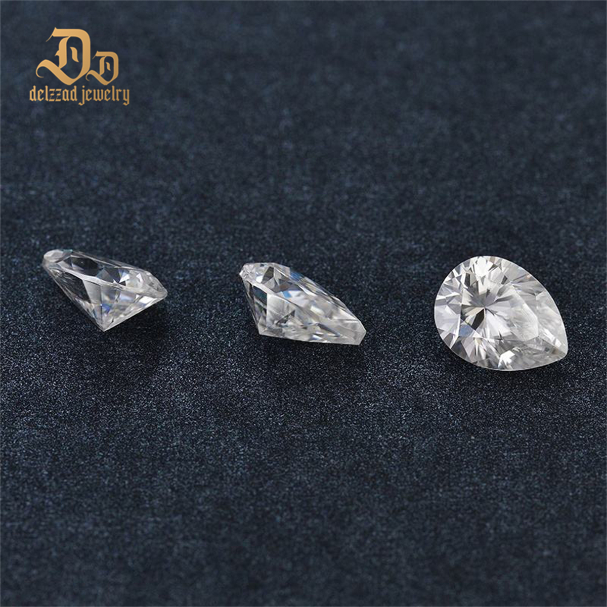 Loose Gemstone 10x7mm 2-3 CT 4 CT Synthetic Pear Cut Waterdrop Shaped Moissanite Diamond for Jewelry Setting