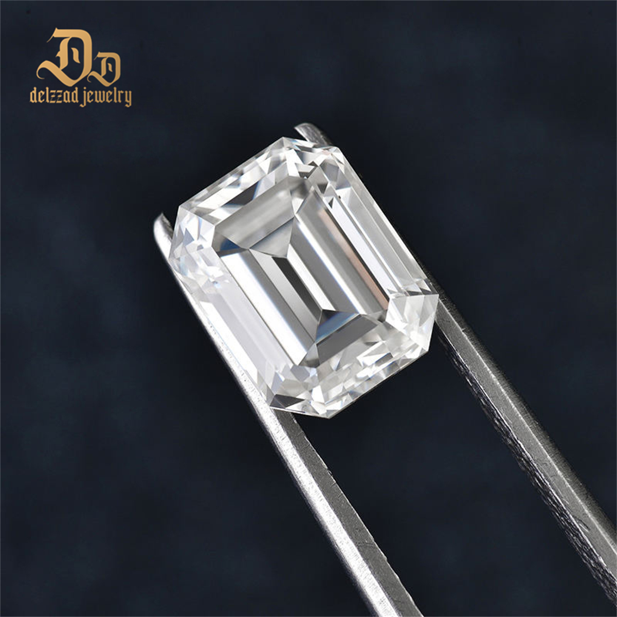 Flawless Emerald Moissanite Loose Moissanite Diamonds VVS