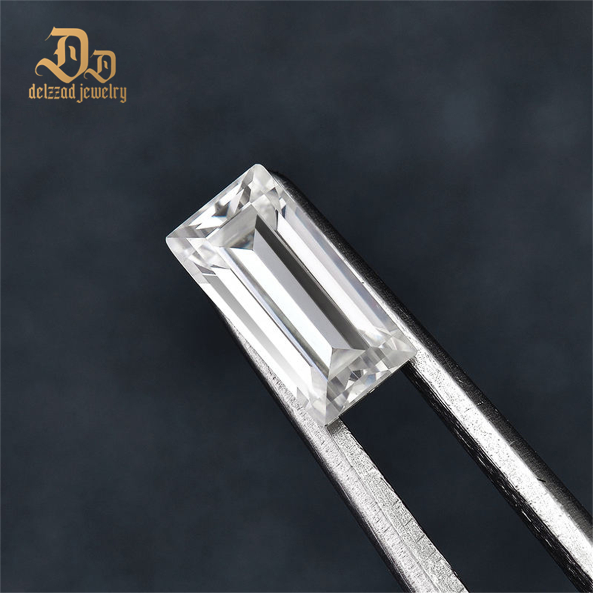 White D Color Baguette Cut Synthetic Diamond 3X5 mm Loose Moissanite Gemstone Colorless 3X5 Mm Moissanite