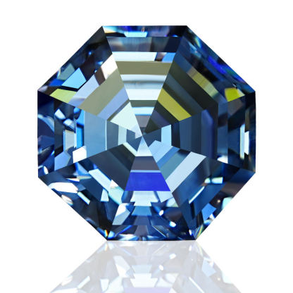 7MM 2 Carat Vivid Blue Vvs Sapphire Loose Diamond Synthetic Moissanite Price