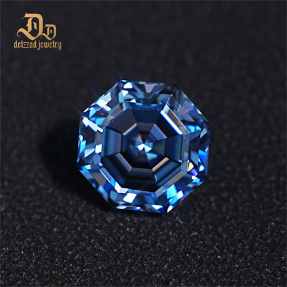 7MM 2 Carat Vivid Blue Vvs Sapphire Loose Diamond Synthetic Moissanite Price