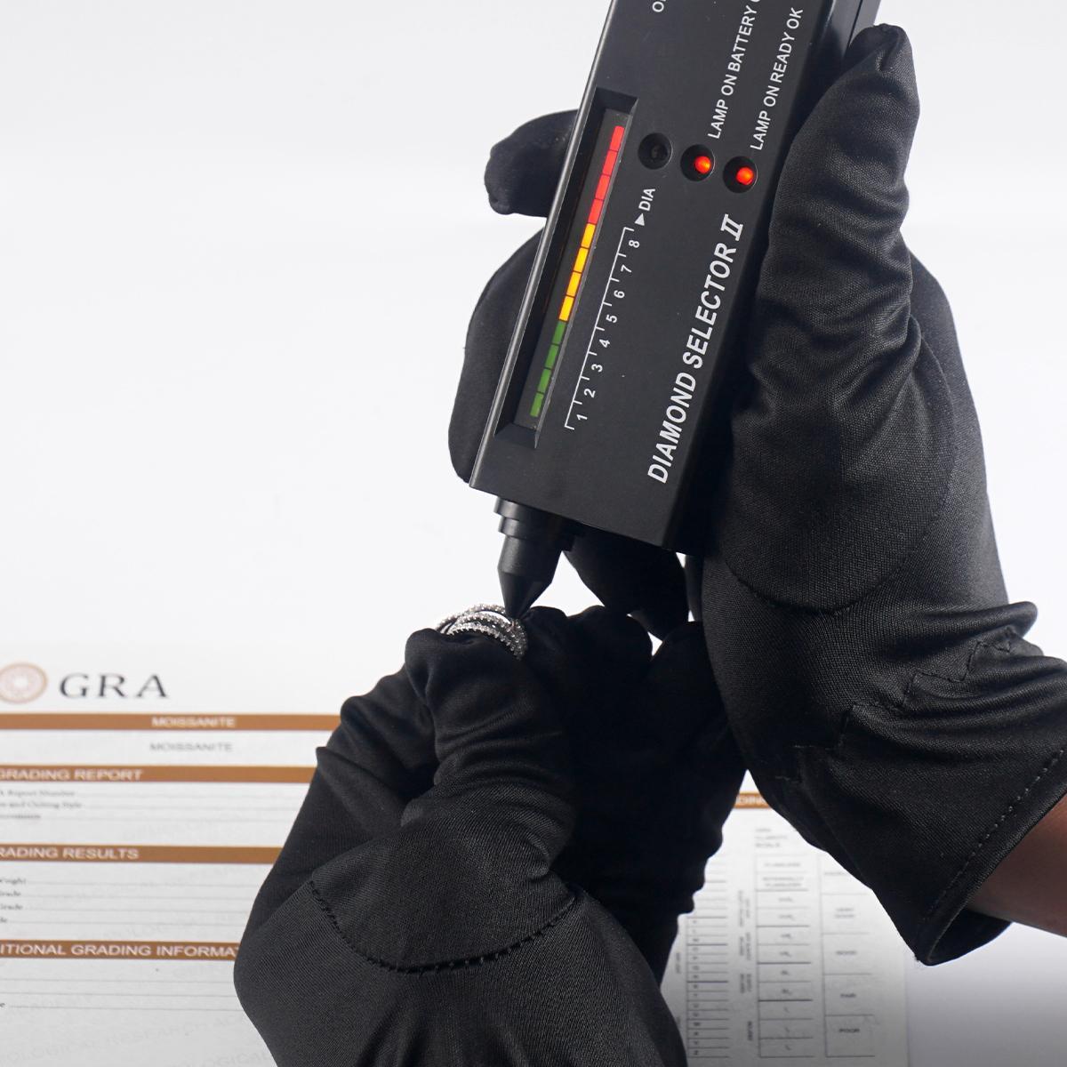 Three-Layered Ear Cuffs S925 VVS Synthetic Moissanite Unisex Earrings