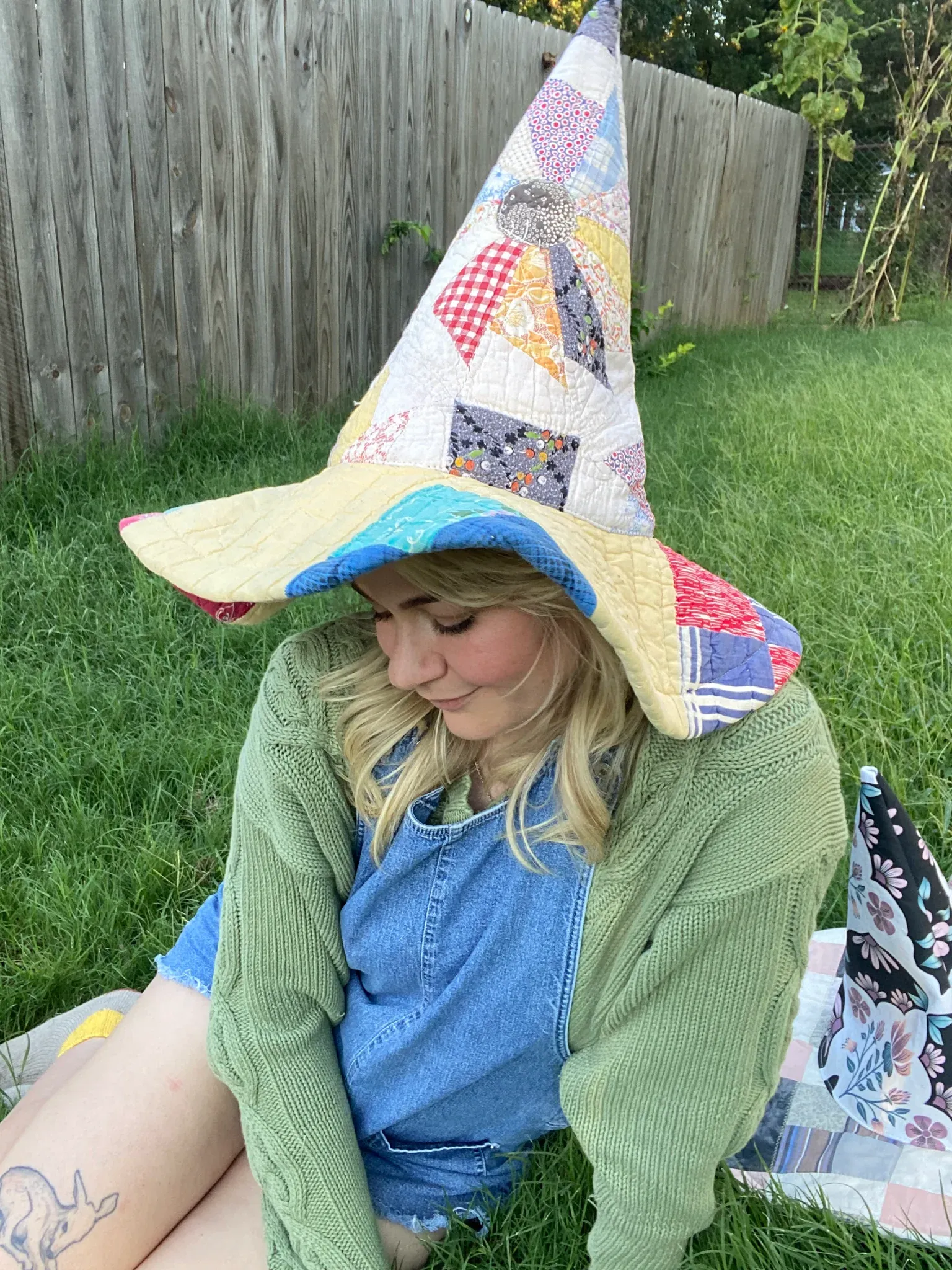 2025 Newest Styles⚡️The Quilted Witch Hat | Handcrafted Folk Art Hat
