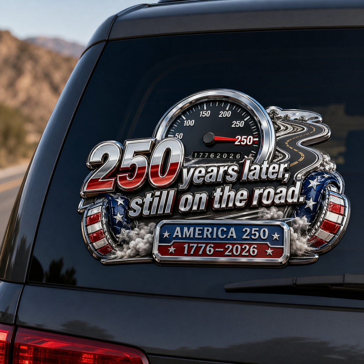 🚗 Premium Patriotic Car Decals – Celebrate 250 Years of American Pride 🇺🇸